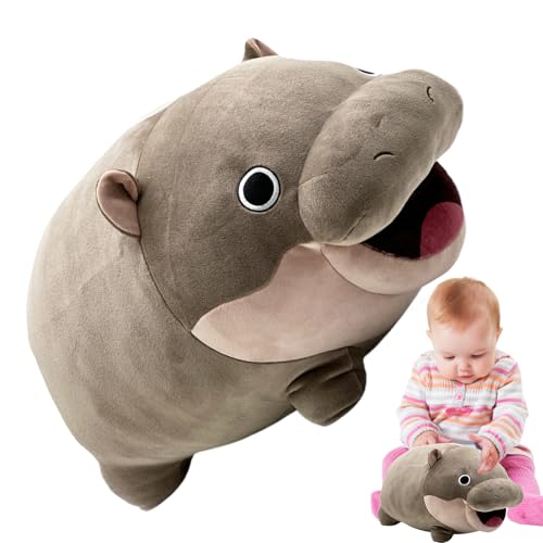 Peluches hippopotame mignon cadeau de Saint Valentin et Noël