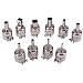Produktbild 100Edelstahl hitzeisolierten Düsen für 850852D 898858Hot Air Gun Ltstation Düse Tipps Werkzeug Universal Heiluftgeblse Düse Hot Air Gun Mund