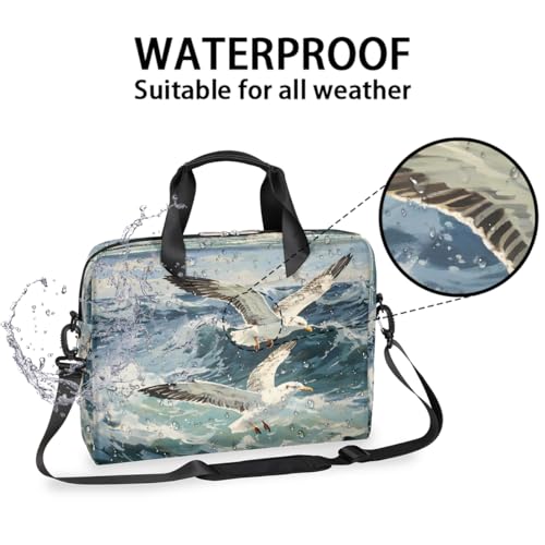 Maletín para portátil unisex 15.7x3x11.8 in resistente al agua miniatura 3