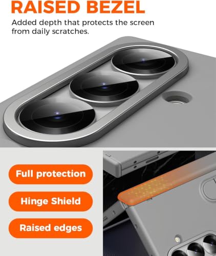 Image of Hybird Shockproof Back Cover Case for Samsung Galaxy Z Fold 8 Ultra Case with Wrist Strap, Screen Protector, Stand & Hinge Z Fold 8 Ultra 5G Cover