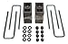 Non Tapered 4wd Compatible with/Replacement for Dodge Ram 3500 1994-2002 Tuff Country 97054 5.5" Rear Block & U-Bolt Kit (w/o factory contact overloads)