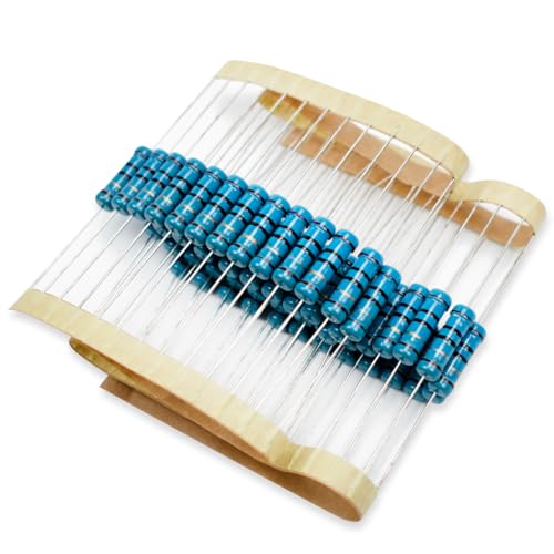Image of Innfeeltech 50 Pcs 2W 1% Tolerance 10 Ohm Metal Film Resistor Resistance for DIY Project and Experiments