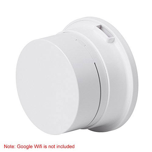 KKmoon Suporte de montagem de mesa de parede para suporte de segurança do Google Wifi branco