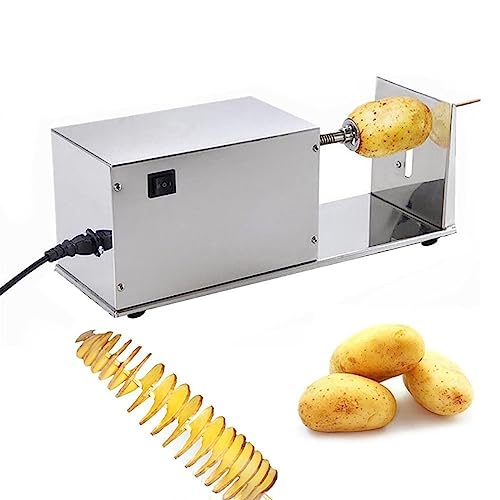Rebanadora eléctrica para papas de acero inoxidable