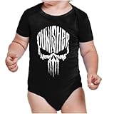 the Fan Tee Body de Bebe Comic Castigador Justicia Implacable 014 3 Meses