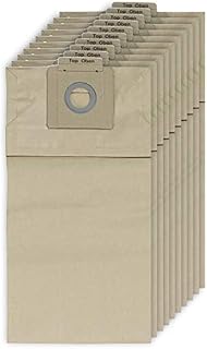 SPARES2GO Dust Filter Bags for Karcher Industrial Dry T10/1 T7/1 T9/1BP Vacuum Cleaner (Pack of 10)