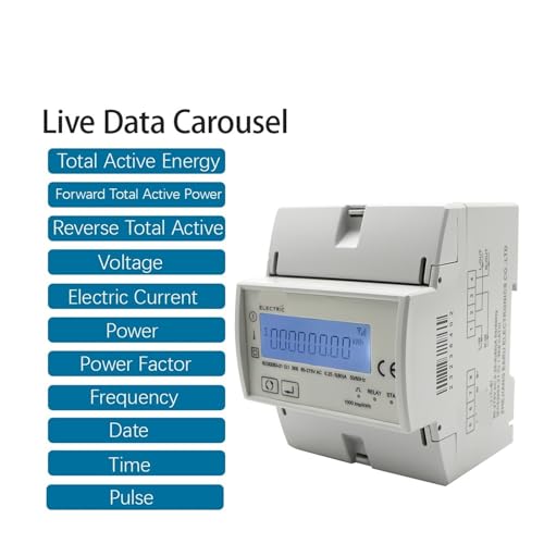 Compteur d'énergie connecté pour stopper le gaspillage électrique monophasé 80A - 4