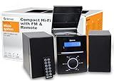 Denver MCA-240 Compact Micro HiFi System with CD, FM Radio & Alarm
