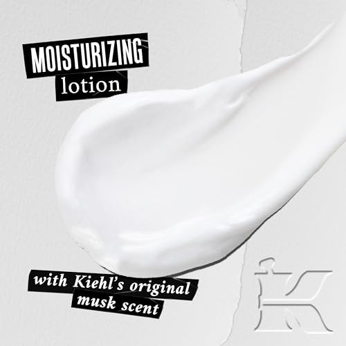 Kiehl's Since 1851 Kiehl's Original Musk Scented Body Lotion, Lightweight Moisturizer for Body, Leaves Skin Silky Smooth, Absorbs Quickly, with Apricot & Sesame Seed Oil to Soften Skin, Unisex Scent - 8.4 fl oz