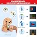Meland Toy Doctor Kit for Kids - Pretend Play Doctor Set with Dog Toy, Carrying Bag, Stethoscope Toy & Dress Up Costume - Doctor Play Gift for Kids Toddlers Ages 3 4 5 6 Year Old for Role Play