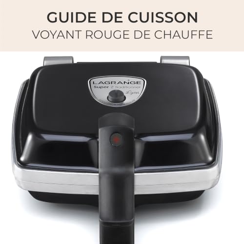 LAGRANGE, Gaufrier, modèle Super2 039121, 1000W – vue 5