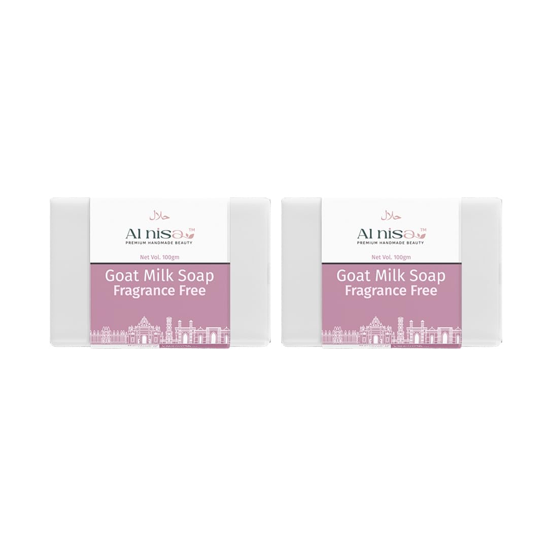 Unscented 3.5oz Liquid Hand Wash, 2 x 3.5oz Goat Milk Soap image 2