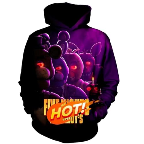 OERIRI Unisex Hoodie 3D Printed Kids Sweatshirt Fashion Pullover for Boys and Girls-1-L