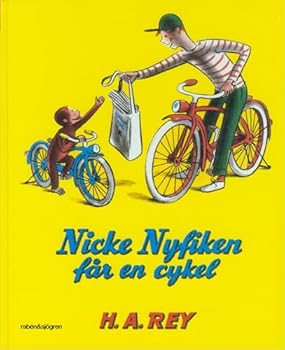 Hardcover Nicke Nyfiken får en cykel [Swedish] Book