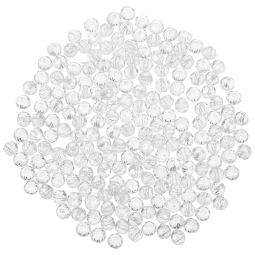 400 Pièces Perles Facettées en Cristal Artificiel Ab