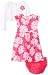 Watch Me Grow! by Sesame Street Baby Girls' 3 Piece Floral Dress Set