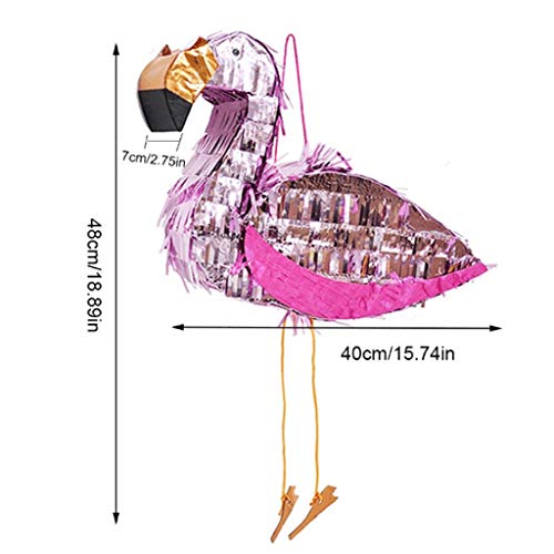 Opytr Russian Nesting Pink Flamingo Paradise，Birthday Party Supplies Eco-Friendly Foil Pinata Props Suitable For All Kinds Of Festivals And Parties Decoration Handmade (Color : A) #TOP1