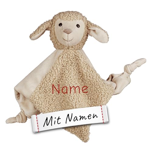 Lalalo Kuscheltuch Schmusetuch bestickt Schaf Einschlafhilfe