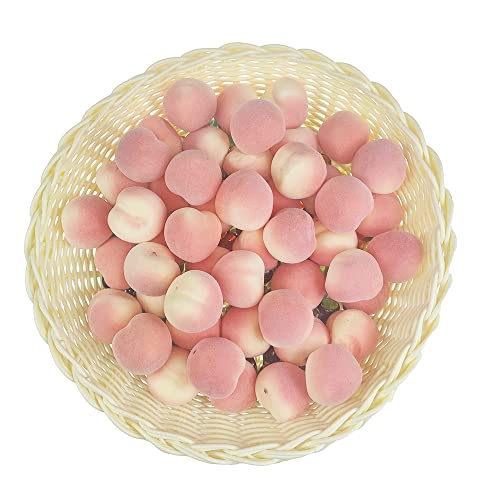 Psajfzz 3.0 Cm Mini Fake Peachs Artificial Peach Decoration Fake Fruit Home Party Christmas Diy Material - 30Pcs #TOP26