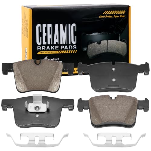 Image of D1561 Front Ceramic Brake Pads Kit Fit For BMW 228i 2014-2016, For 230i 2017-2021, For 320i 2013-2018, For 328d 2014-2018, For 328i 2012-2016, For 330e 2016-2018, For X3 2011-2017