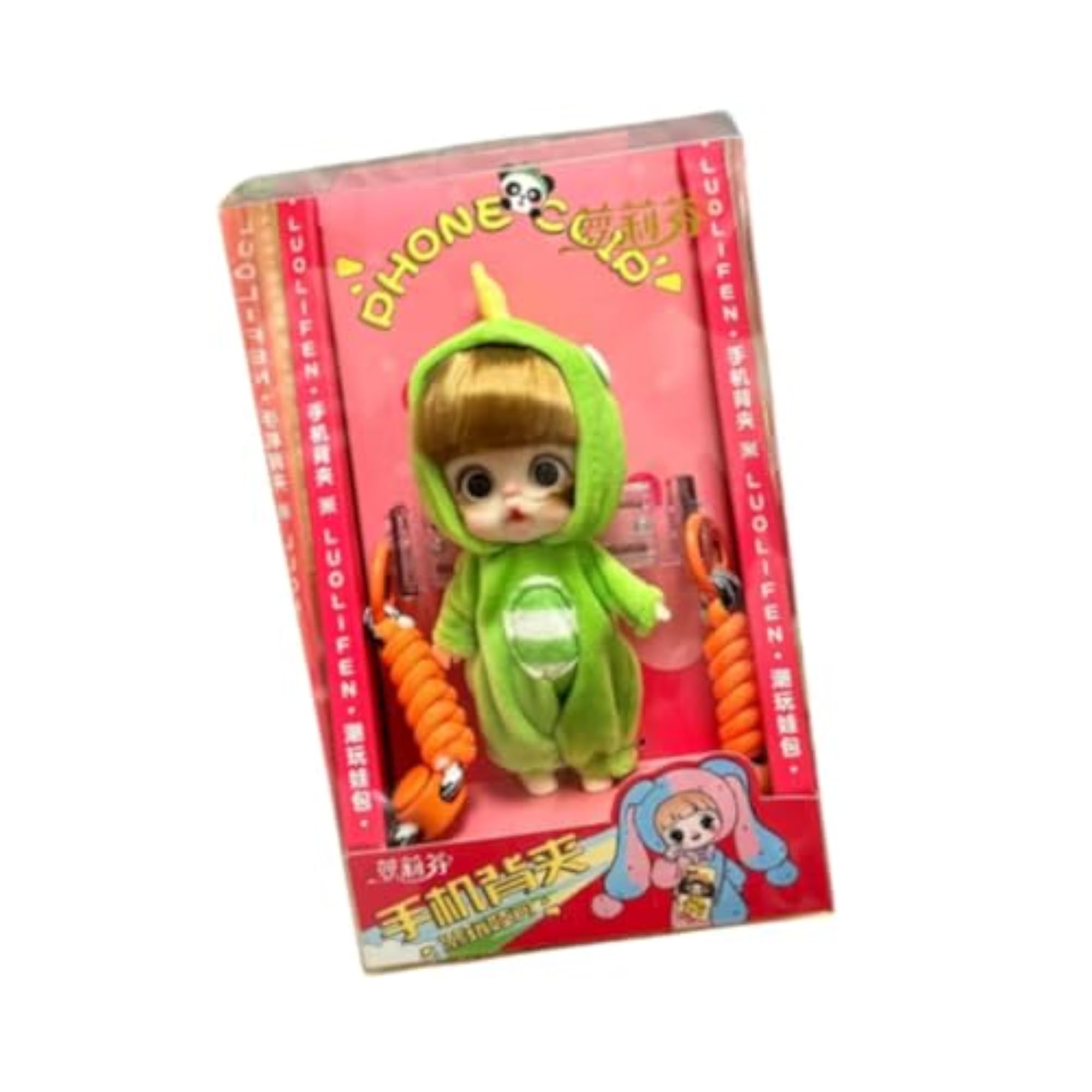 Sleeping Bag Doll Cute Ornament Mobile Clip Accessory