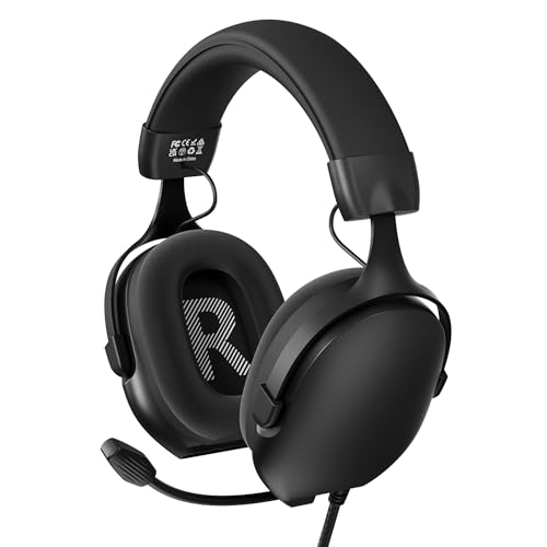 CASLSI Gaming Headsets with Mic,7.1 Surround Sound Gmaing Headpho...