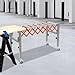 Adjustable Conveyor Table, Extendable Roller Conveyor Workstation with Casters, Heavy Duty Industrial Packing Table for Warehouse, Factory, Shipping & Assembly
