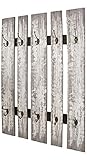 garderobe shabby chic selber machen Die Wandgarderobe aus MDF mit Dekor in grau von HAKU Möbel hat eine Höhe von 100 cm. Die Breite ist 65 cm und die Tiefe 9 cm. Mit dem Gewicht von circa 6 Kg lässt sich die Garderobe an fast jede Wand montieren.