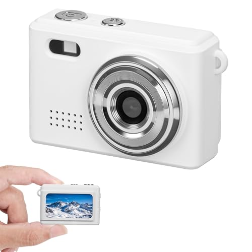 Mini Câmera Chaveiro, foco automático 1080P apontar e fotografar câmeras digitais para adolescentes,tela HD de 0,96