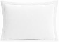 LYOR - Porta Travesseiro Matelassê Saphira 50cm x 70cm Toque 300 Fios Branco Microfibra