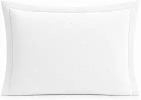 LYOR - Porta Travesseiro Matelassê Saphira 50cm x 70cm Toque 300 Fios Branco Microfibra