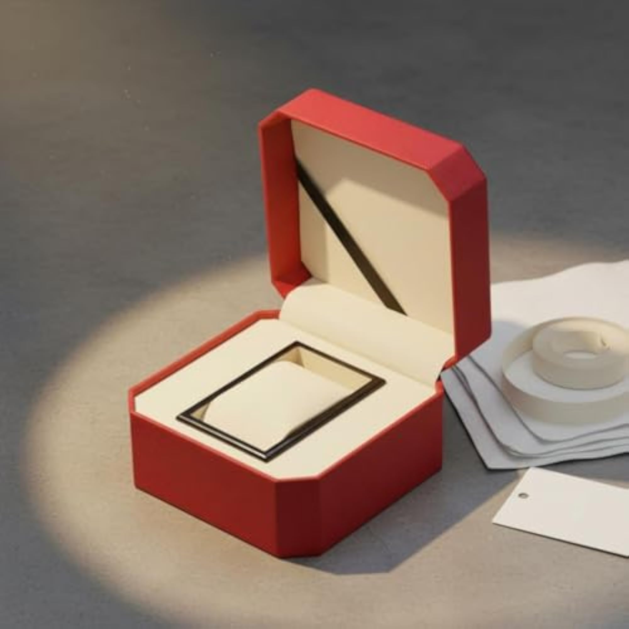 Octagonal Watch Box Jewelry Storage Flip Lid