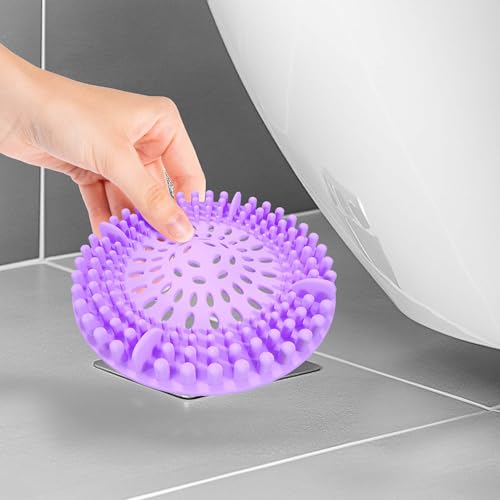 Colador de silicona para desagüe de fregadero y ducha miniatura 4