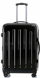 Beibay TOP Trolley - Koffer XL - 75cm - 115/138L - Light - 4 Rollen, Dehnfalte, Schwarz