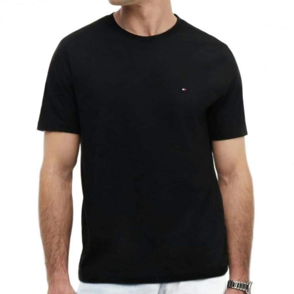 Tommy Hilfiger Men’s Short Sleeve Round Neck Essential Regular Fit T-Shirt