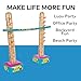 Fun Express Limbo Game for Kids and Adults - 5 Feet Tall Adjustable Carnival Games Set for Birthday Party Games | Outdoor Games for Pool Party, Luau Games & Field Day Activities | 3-Piece Vinyl Kit