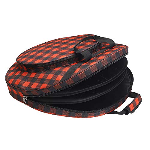 image for CHENGDE 22.8” Cymbal Bag, Drumstick Carrying Case, Padded Cymbal Sto