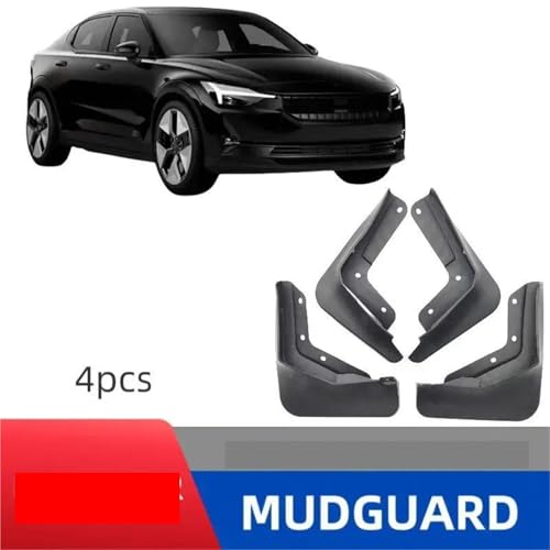 Protector de cejas de rueda compatible con guardabarros de neumáticos Polestar 2 2