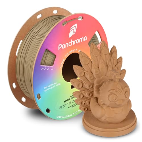 Image of Polymaker Panchroma Matte PLA Filament, Matte Pastel Peanut 1.75mm 1kg 3D Printing Filament, Formerly Polyterra Matte 3D Printer PLA Filament, Fit Most FDM 3D Printers, 1kg Spool (2.2lbs)