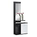 duehome Habitdesign 016746G - Recibidor con Espejo, Color Gris Ceniza y Blanco...