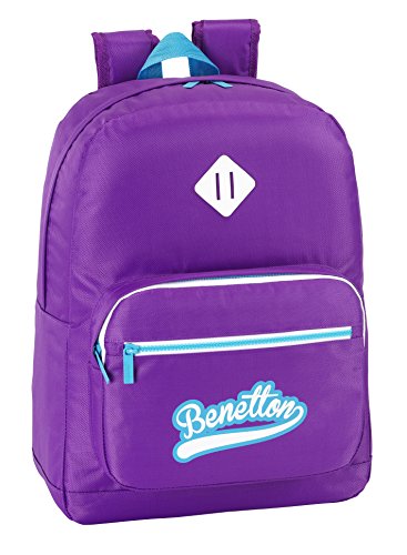 SAFTA Benetton Mochila Tipo Casual  43 cm  Violet