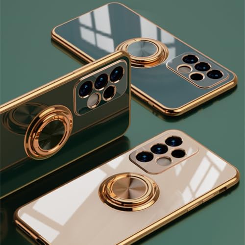 Coque Samsung A56 avec anneau métallique support magnétique