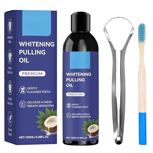 Coconut Oil Pulling Mouthwash 100ml, Alcohol-Free, Fluoride-Free, Daily Oral Care