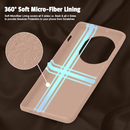 Image of LIRAMARK Liquid Silicone Soft Back Cover Case for OnePlus 13 /1+13 5G (Pink)