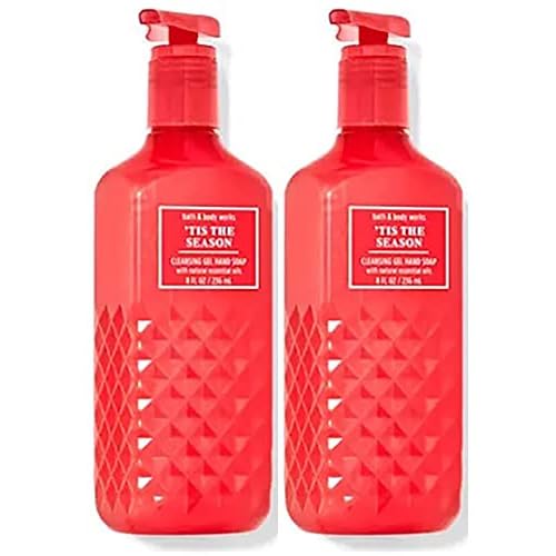 Bath & Body Works Deep Cleansing Gel Hand Soap 2 Pack 8 oz. ( Tis the Season)