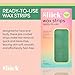 Sliick Ready-to-Use Wax Strips for Hair Removal – 40 Hair Removal Strips for Women with Jojoba Oil & Vitamin E, Includes 6 Post Wax Wipes