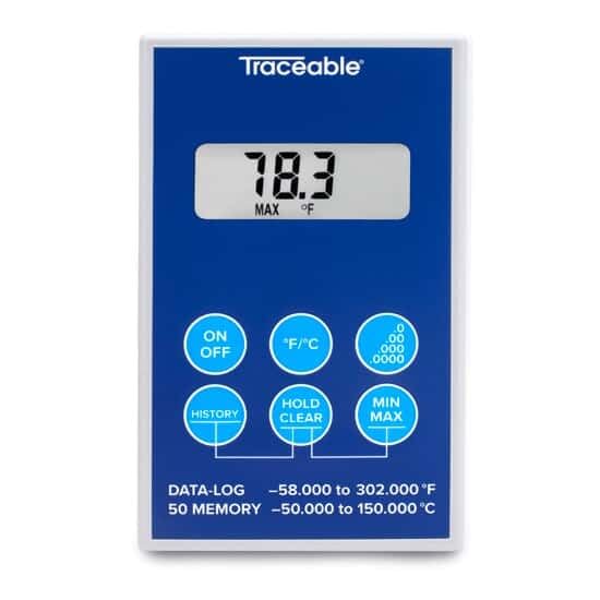 Traceable Scientific Thermistor Thermometer with USB Probe