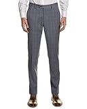 Original Penguin Men's Flat Front Slim Fit Glen Plaid Suit Separate Pants