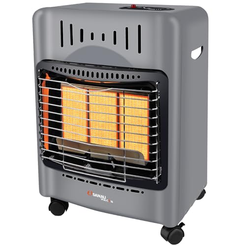 SANAUVULCAN Propane Heater18000 BTU,Outdoor Heater with ODS Tip-over Protection, Propane