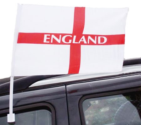Sconosciuto England Car Flags (Twin Pack) - Coppa